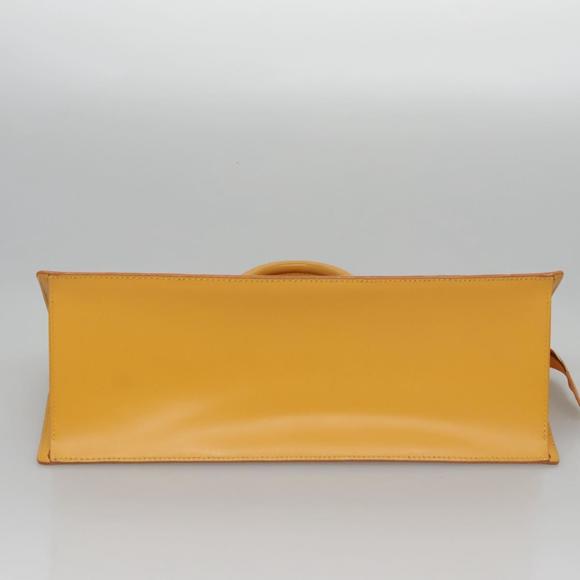 LOUIS VUITTON Epi Sac Triangle Hand Bag Yellow M52099 LV Auth fm4324 - Picture 9 of 16